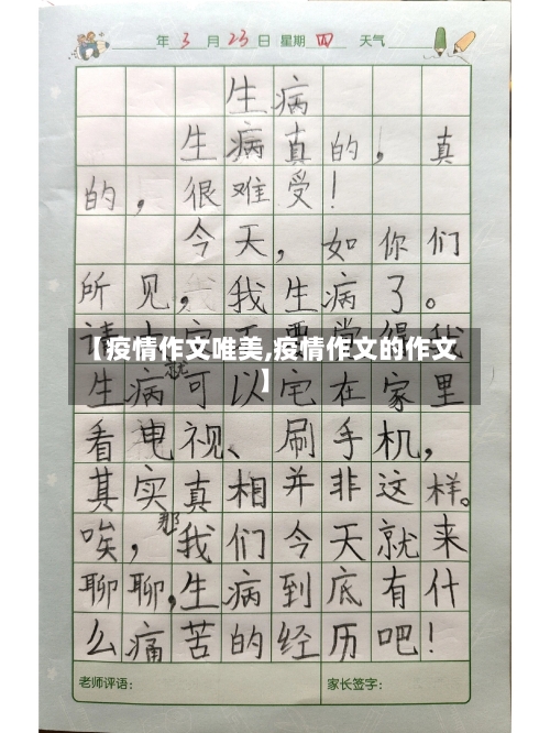 【疫情作文唯美,疫情作文的作文】