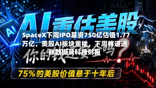 SpaceX下周IPO募资750亿估值1.77万亿，美股AI板块重挫	，下周将迎通胀数据及科技财报-第2张图片