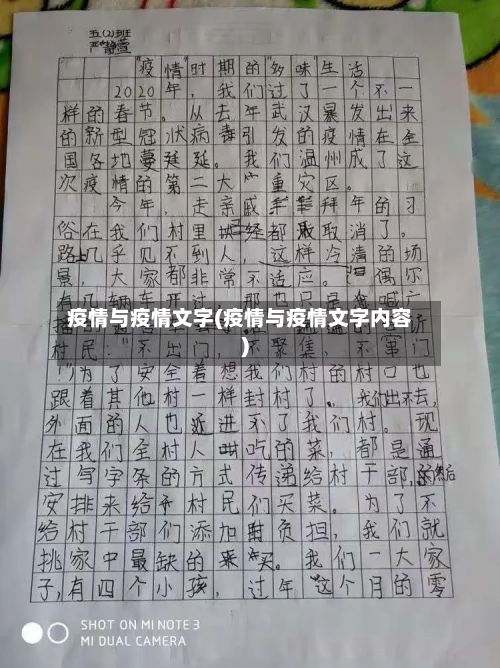 疫情与疫情文字(疫情与疫情文字内容)