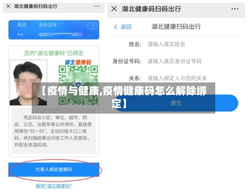 【疫情与健康,疫情健康码怎么解除绑定】-第3张图片