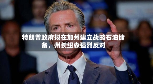 特朗普政府拟在加州建立战略石油储备，州长纽森强烈反对-第2张图片