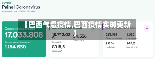 【巴西气温疫情,巴西疫情实时更新】-第2张图片