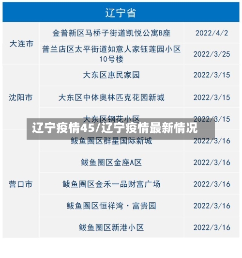 辽宁疫情45/辽宁疫情最新情况-第2张图片