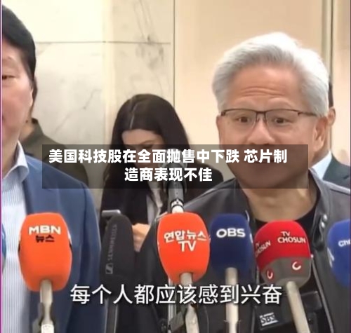 美国科技股在全面抛售中下跌 芯片制造商表现不佳