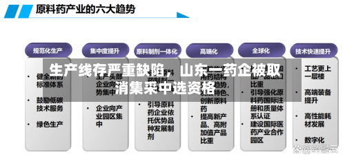 生产线存严重缺陷，山东一药企被取消集采中选资格-第2张图片