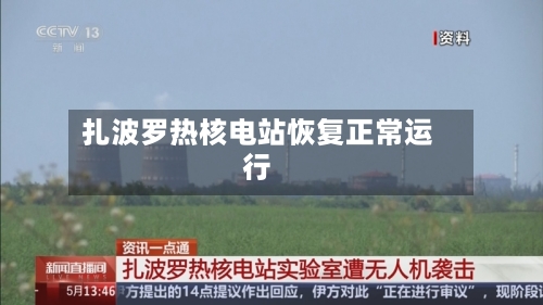 扎波罗热核电站恢复正常运行-第2张图片