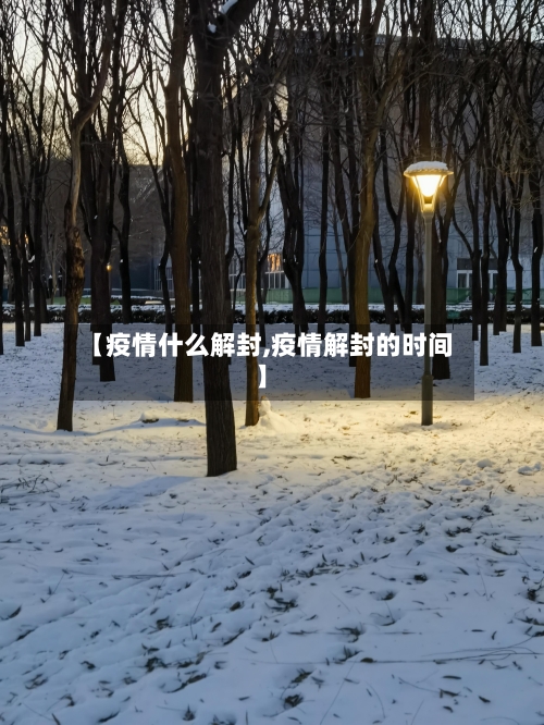 【疫情什么解封,疫情解封的时间】