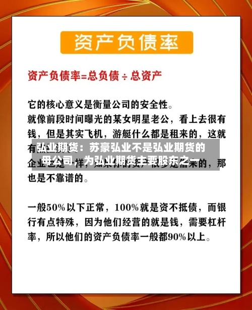 弘业期货：苏豪弘业不是弘业期货的母公司	，为弘业期货主要股东之一-第2张图片