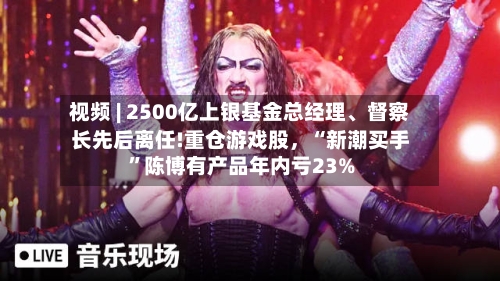 视频 | 2500亿上银基金总经理	、督察长先后离任!重仓游戏股，“新潮买手	”陈博有产品年内亏23%-第2张图片