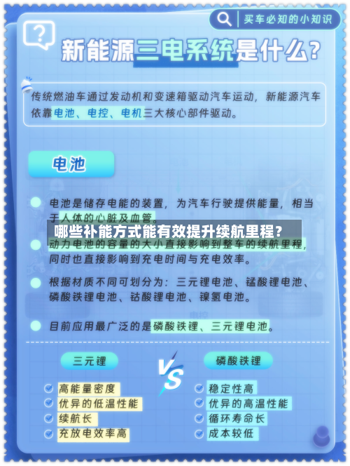 哪些补能方式能有效提升续航里程?-第2张图片