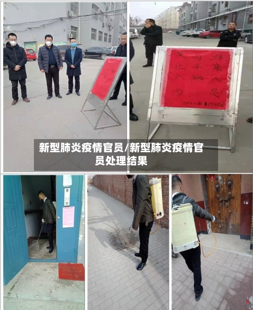 新型肺炎疫情官员/新型肺炎疫情官员处理结果