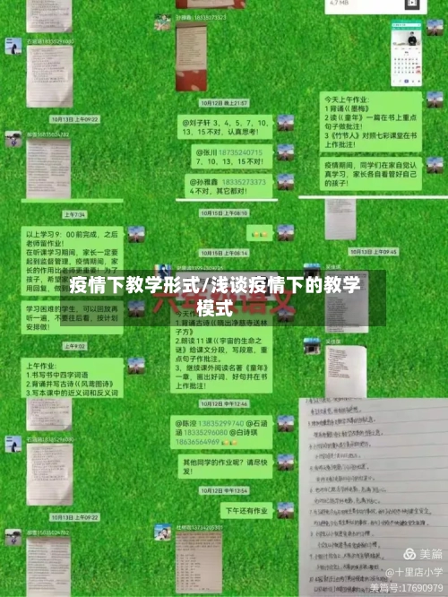 疫情下教学形式/浅谈疫情下的教学模式