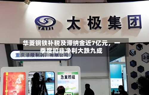 华菱钢铁补税及滞纳金近7亿元，一季度扣非净利大跌九成-第2张图片