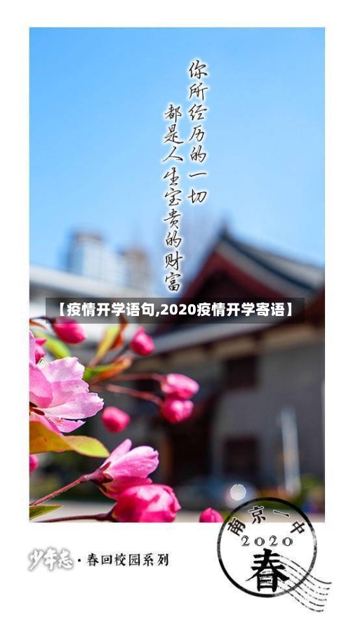 【疫情开学语句,2020疫情开学寄语】